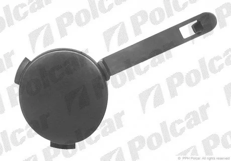 Заглушка гака буксирування RENAULT CLIO II, 01- Polcar 6057079