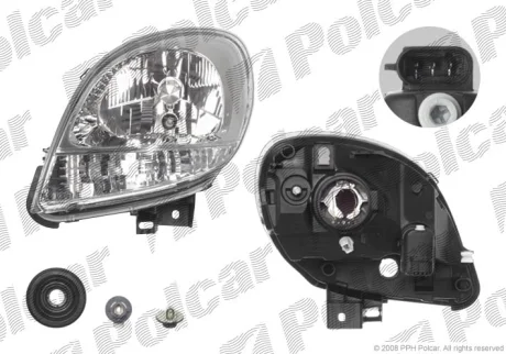 Фара основна Polcar 606109V