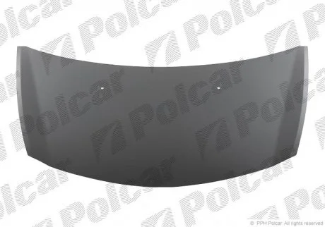 Капот CLIO III (R0/1), 09- Polcar 606403