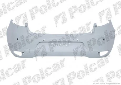 Бампер задній | CLIO III (R0/1), 09- Polcar 6064961J