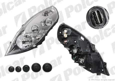Фото 1 - фара основна Polcar 60N1092E Фара основна Polcar 60N1092E (фото 1)