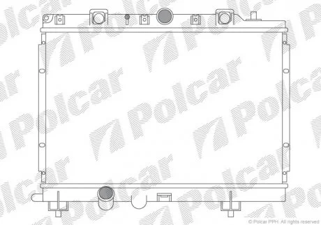 Радіатор охолодження Polcar 6325082