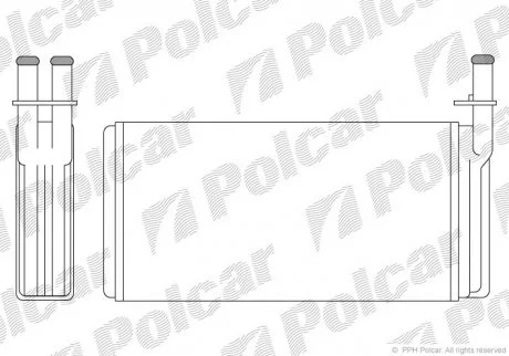 Радіатор пічки Polcar 6521N81