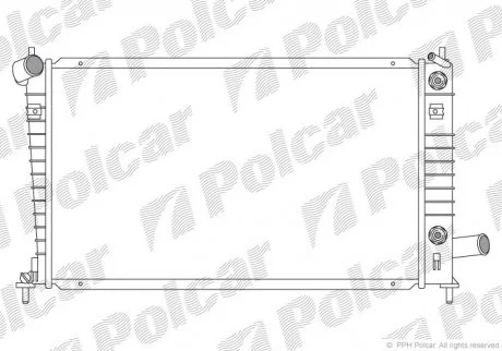 Радіатор охолодження Polcar 6524081 (фото 1)