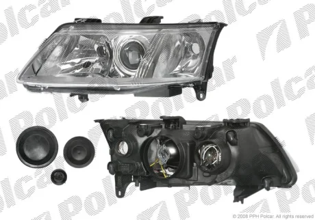 Фара основна | 9.3 02- Polcar 6530100E