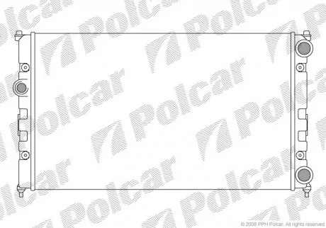 Радіатор охолодження Polcar 6713083