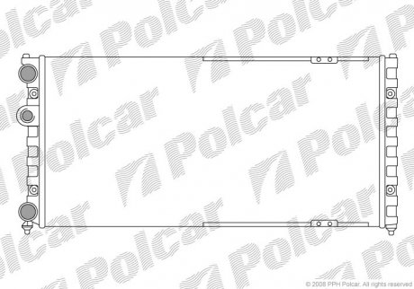 Радіатор охолодження Polcar 6713085 (фото 1)