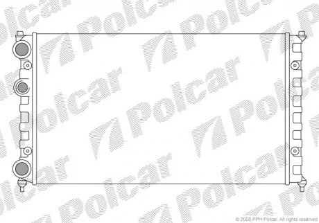 Радіатор охолодження Polcar 6713086