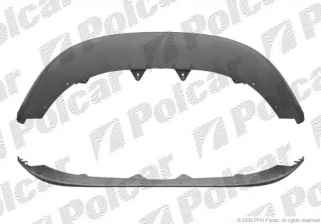 Спойлер бампера переднього SEAT TOLEDO III, 04- Polcar 672425