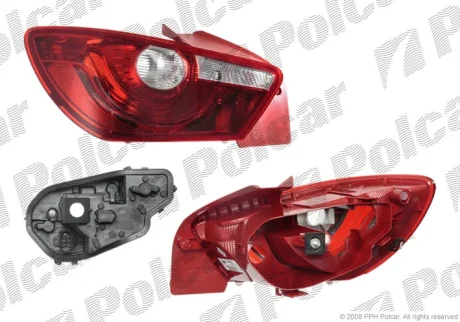 Фото 1 - ліхтар задній | IBIZA, 04.08- Polcar 6732881V Ліхтар задній | IBIZA, 04.08- Polcar 6732881V (фото 1)