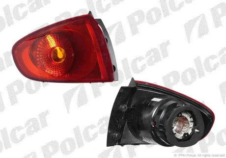 Ліхтар задній | SEAT ALTEA, 04- Polcar 6755873U