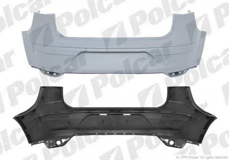 Бампер задній SEAT ALTEA, 04- Polcar 6755961