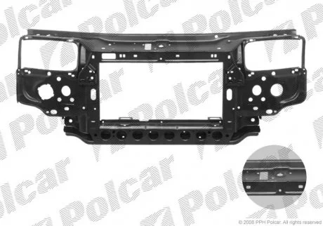 Панель передня SKODA FELICJA 12.94- Polcar 691004