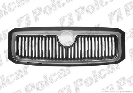 Решітка SKODA FABIA, 04- Polcar 69130504