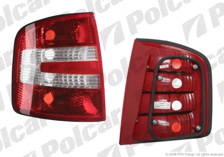 Ліхтар задній | SKODA FABIA, 00-07 Polcar 6913885E