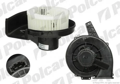 Вентилятор салона VAG/Skoda Fabia Polcar 6913NU-2