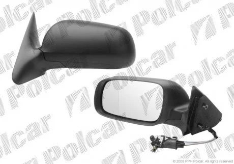 Дзеркало зовнішнє лівий | SKODA OCTAVIA 96- Polcar 6920511M (фото 1)