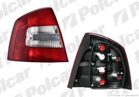 Ліхтар задній | OCTAVIA II, 08- Polcar 692387E
