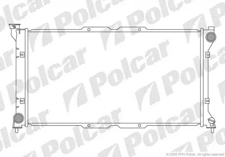 Радіатор охолодження Polcar 7206081