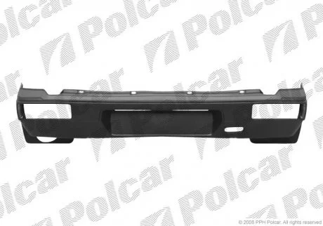 Бампер задній SUZUKI VITARA, 88- Polcar 740396