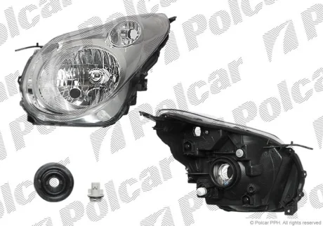 Фара основна | ALTO, 09.09- Polcar 743110E