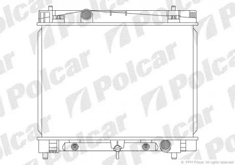 Радіатор охолодження Polcar 8105082 (фото 1)