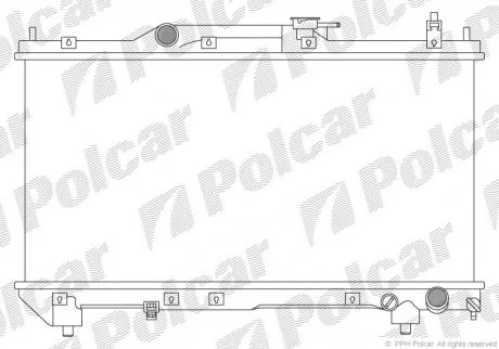 Радіатор охолодження Polcar 8123083 (фото 1)