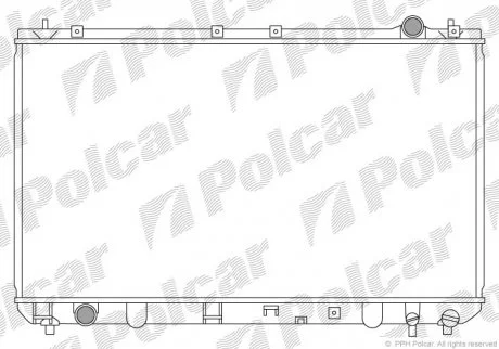 Радіатор охолодження Polcar 8135083 (фото 1)