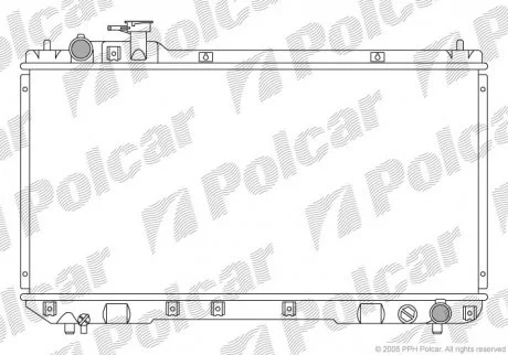 Радіатор охолодження Polcar 8144082 (фото 1)
