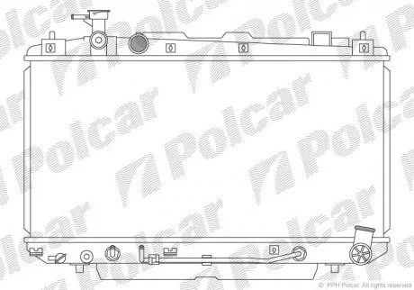 Радіатор охолодження Polcar 8146082 (фото 1)
