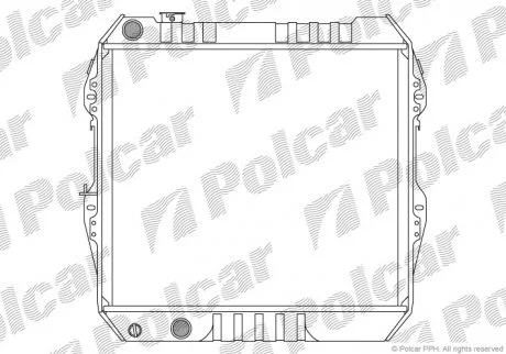 Радіатор охолодження Polcar 8174081 (фото 1)