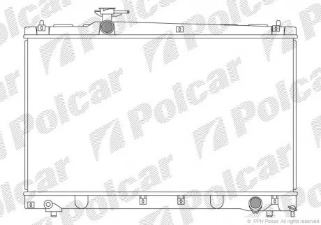 Радіатор охолодження Polcar 8187082 (фото 1)