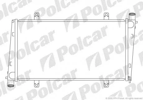 Радіатор охолодження Polcar 9040082