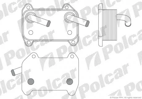 Радіатор масла Polcar 9040L81