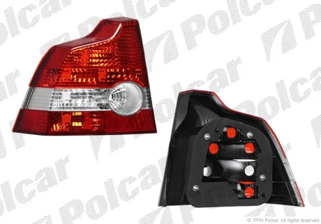 Ліхтар задній | VOLVO S40 / V50, 04- Polcar 904287S