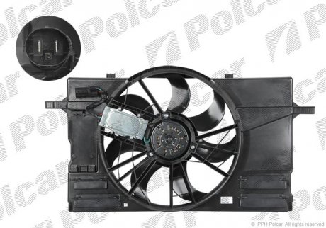 Вентилятор радіатора Polcar 905023W1