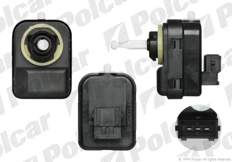 Моторчик фари | S60, 03.04-03.09 Polcar 9061109