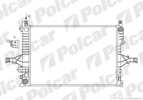 Радіатор Polcar 9080081
