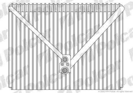 Випаровувач кондиціонера Polcar 9080P81