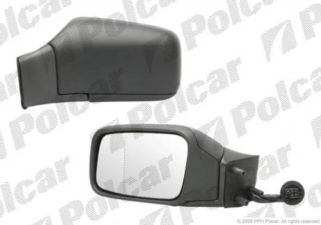 Дзеркало зовнішнє лівий | V 850/S70/S90 92-96 Polcar 9085514M