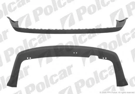 Спойлер бампера заднього VW BORA 11.98- Polcar 951299