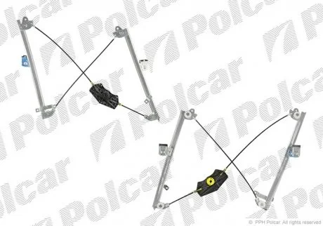 Склопідйомник електричний без електромотора Polcar 9513PSG1
