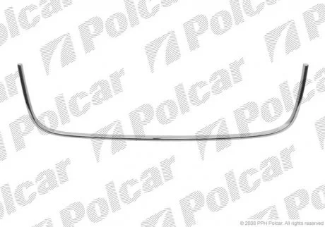 Накладка решітки бампера JETTA/GOLF KB, 05- Polcar 9514271