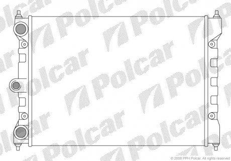 Радіатор охолодження Polcar 9523081