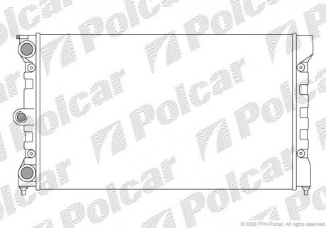 Радіатор охолодження Polcar 9523082
