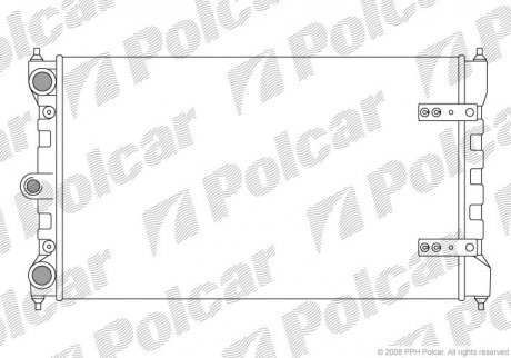 Радіатор охолодження Polcar 9523083