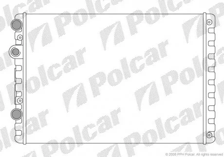 Радіатор охолодження Polcar 952408A2 (фото 1)