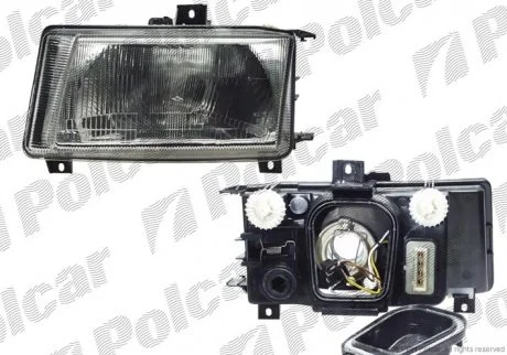 Фара основна | vw CADDY II, 95- Polcar 9524106E