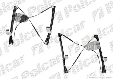 Склопідйомник ручной Polcar 9524PSM6