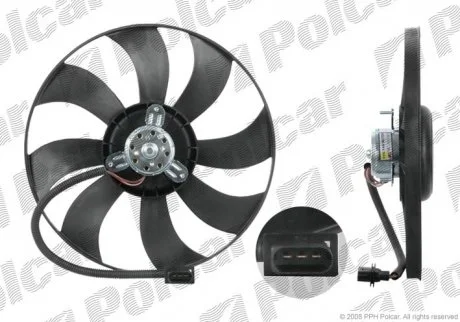 Вентилятор без кожуха VW POLO/S.FABIA Polcar 952523U1
